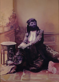 Victorian Lady with Beard